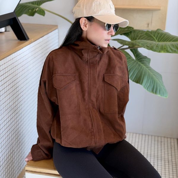 جکت جیر (قهوه ای)