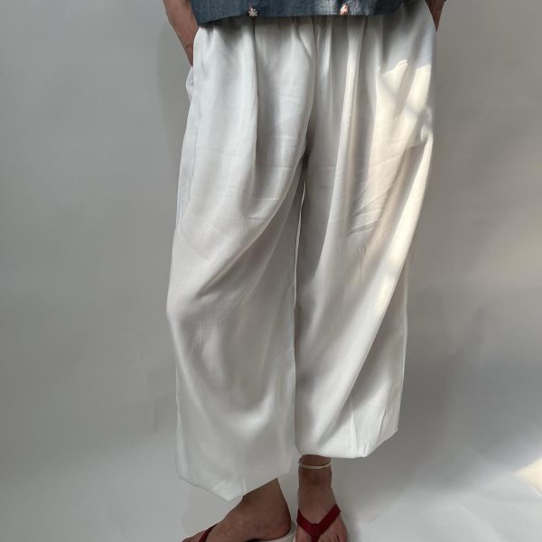 شلوار سندبادی سفید
